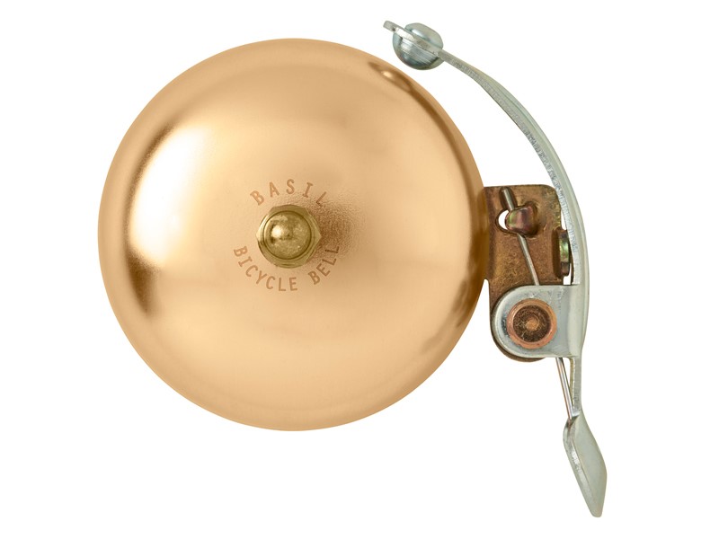 Dzwonek rowerowy BASIL PORTLAND BELL BRASS 55mm, klasyczny, copperl (NEW 2024)