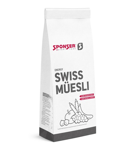 Energetyczne śniadanie SPONSER SWISS  MUESLI bez cukru 1 kg (NEW).