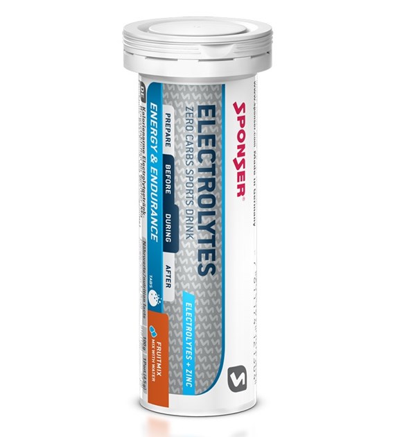 Elektrolity SPONSER ELECTROLYTES TABS Red Orange tabletki (pudełko 12szt x 10 tabletek) (NEW).