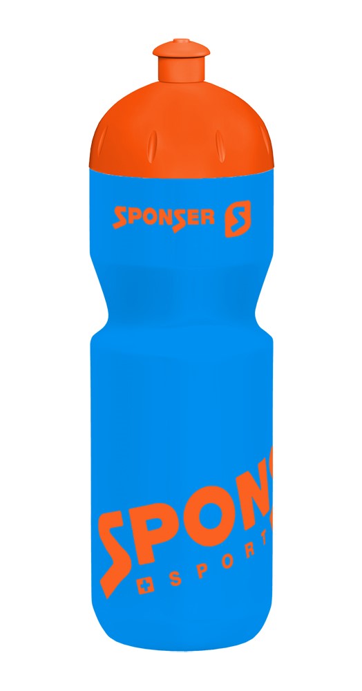Bidon SPONSER NET cyan blue / orange 750 ml (NEW)