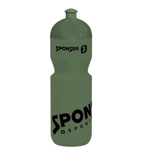 Bidon SPONSER NET olive green / black 750 ml (NEW)